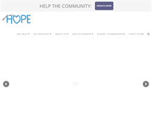 Tablet Screenshot of hopehelps.org